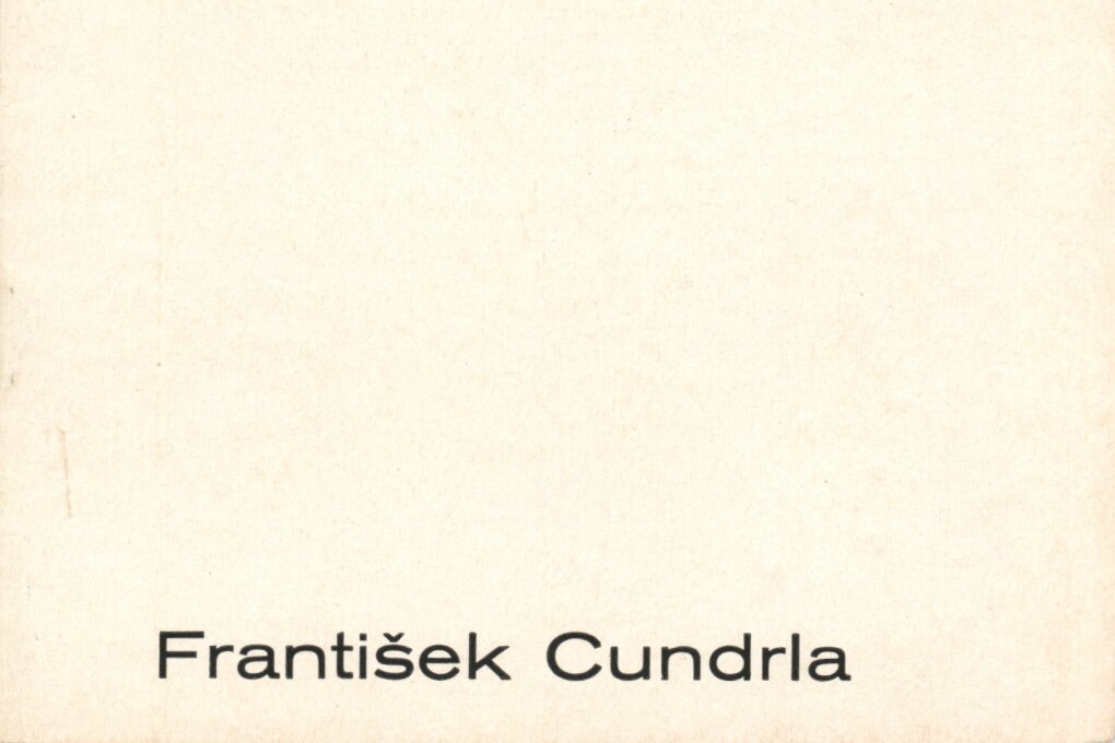 František Cundrla. Krajina